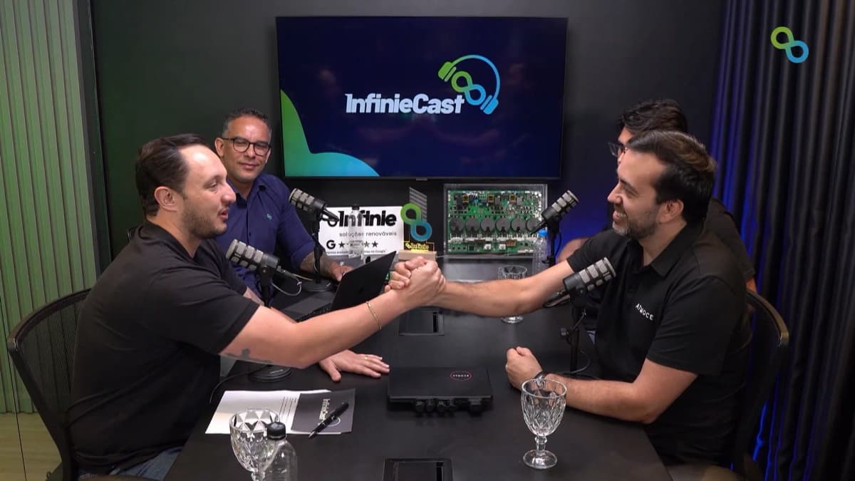Atmoce no InfinieCast: tecnologia, segurança e o futuro da energia solar
